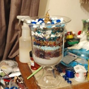 A gorgeous glass vase